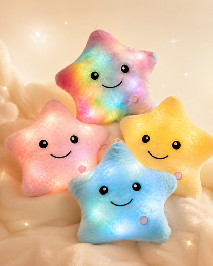 Glowshie Star Pillow — Glow in the Dark Star Cushion for Kids